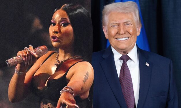 President Trump likes Nicki Minaj’s backside, and he had no qualms letting the whole world in on it